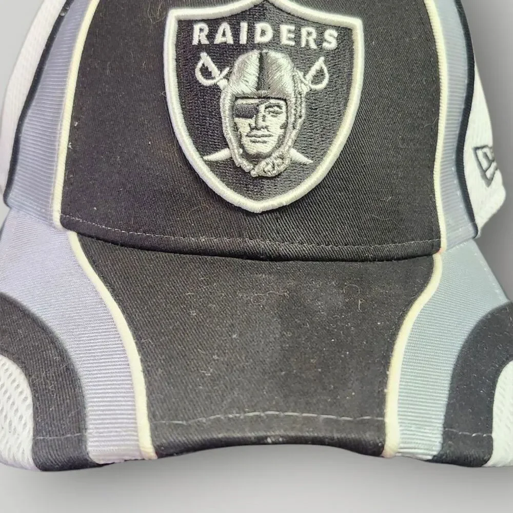 New Era NFL Las Vegas‎ Raiders 39THIRTY, Fitted Hat, Medium-Large *Read